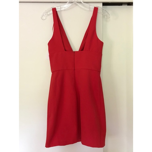 Zara Red Short Fitted Dress NWT Small - Picture 10 of 13